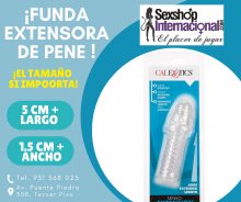 CALEXOTICS EXTENSORA DE PENEEL TAMAÑO IMPORTASEXSHOP PTE PIEDRA